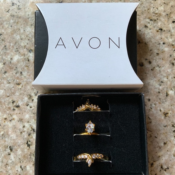 Avon | Jewelry | New Avon Stackable Marquise Ring Size 1 | Poshmark
